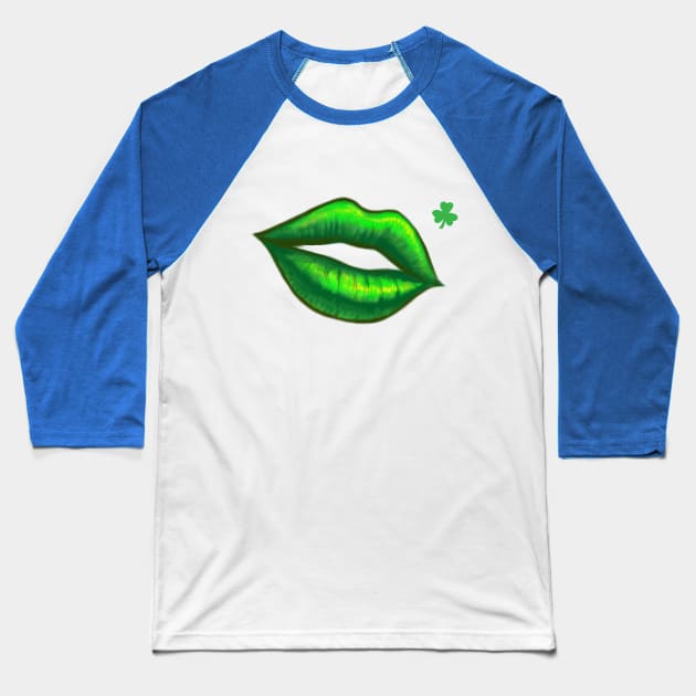 Irish Kisses Baseball T-Shirt by ckandrus